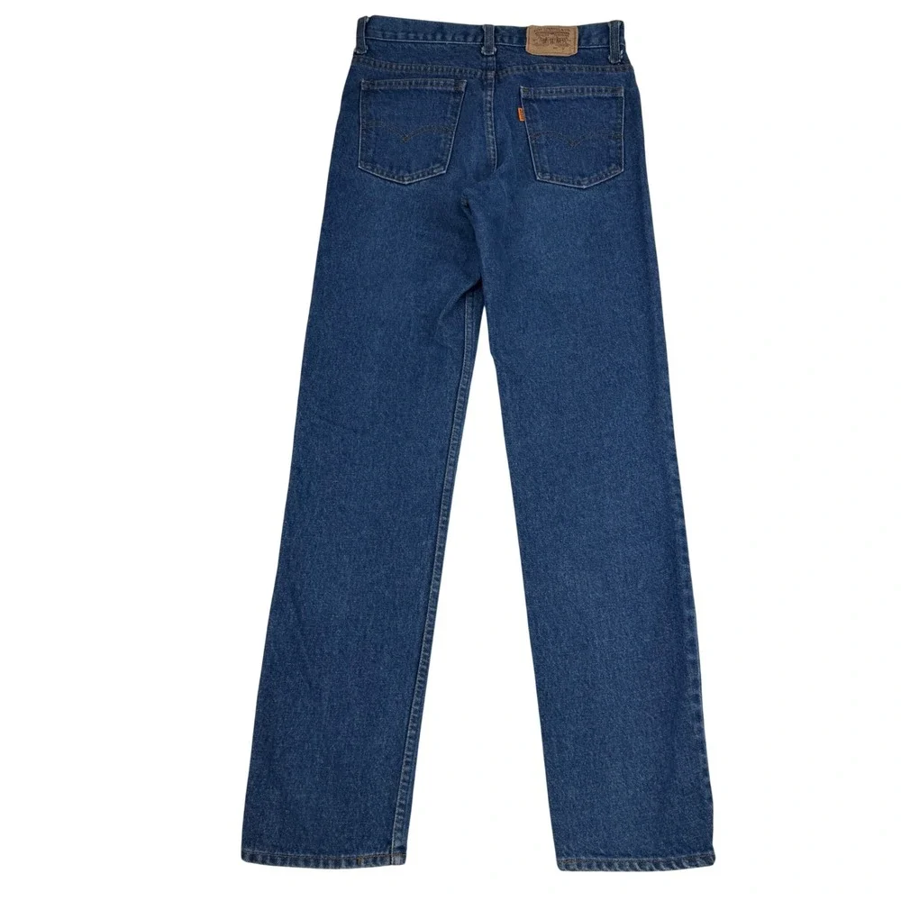 Vintage 70-80s Levi's 705-0217 Jeans Mens 29x32 Blue Orange Tab Student USA EUC